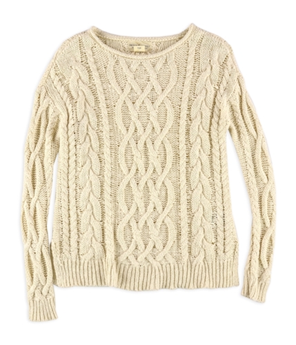 Ralph Lauren Womens Cable-Knit Pullover Sweater cream XS
