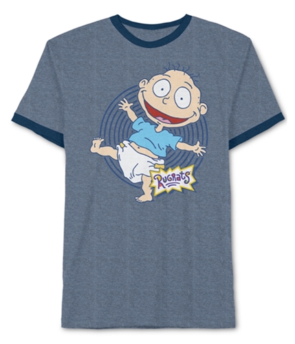 Nickelodeon Mens Crew neck Graphic T-Shirt navyhtr M