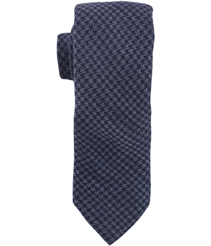 Tallia Mens Houndstooth Self-tied Necktie blue One Size
