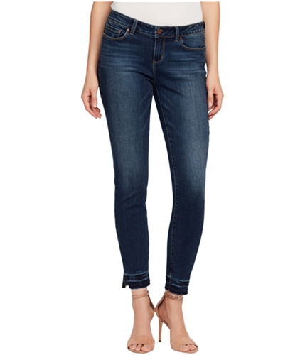 Vintage America Womens Boho Released Hem Skinny Fit Jeans blue 4x27