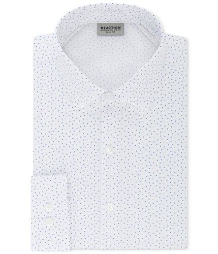 Kenneth Cole Mens Techni-Cole Button Up Dress Shirt drizzle 16.5