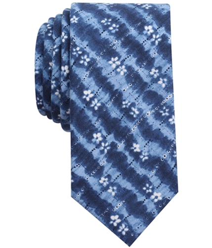 bar III Mens Tie Dye Self-tied Necktie navy One Size