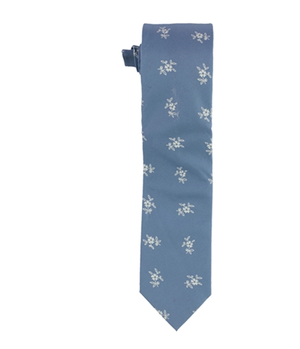 bar III Mens Foral Self-tied Necktie blue Classic