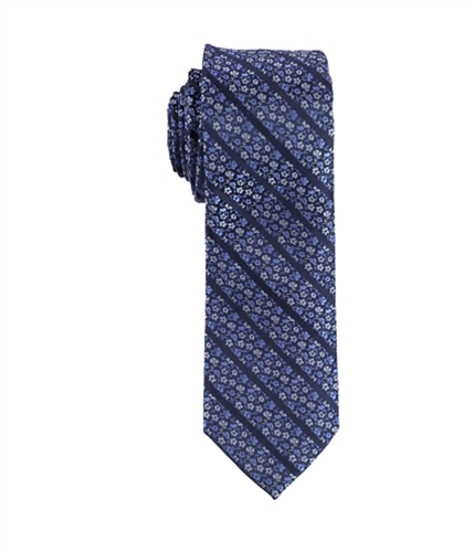 bar III Mens Floral Self-tied Necktie blue One Size