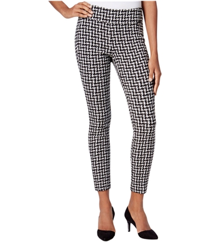 bar III Womens Checkered Dress Pants blackcombo XS/28