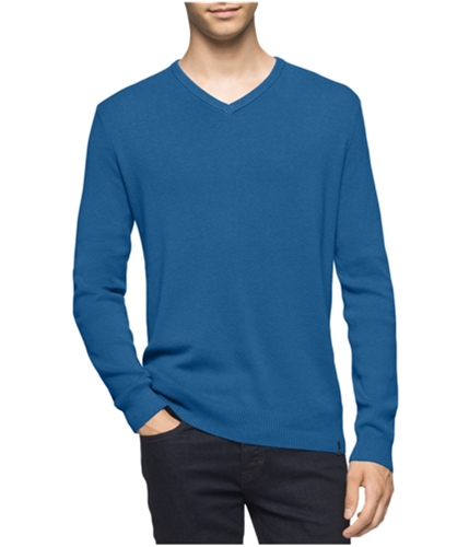 Calvin Klein Mens Knit Pullover Sweater openwaterhtr L