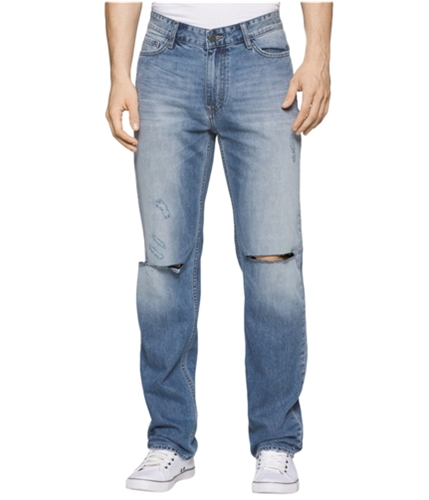 Calvin Klein Mens Essential Straight Leg Jeans essentialblue 32x32