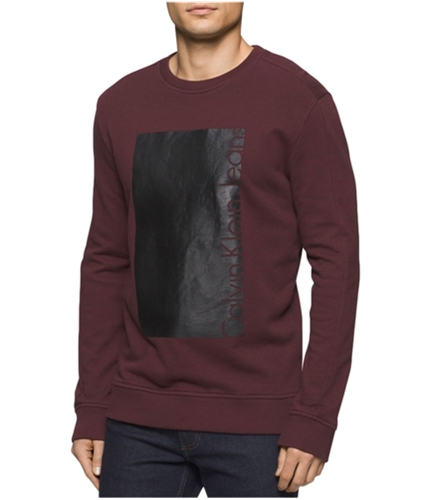 Calvin Klein Mens Knockout Pullover Sweater bordeaux L