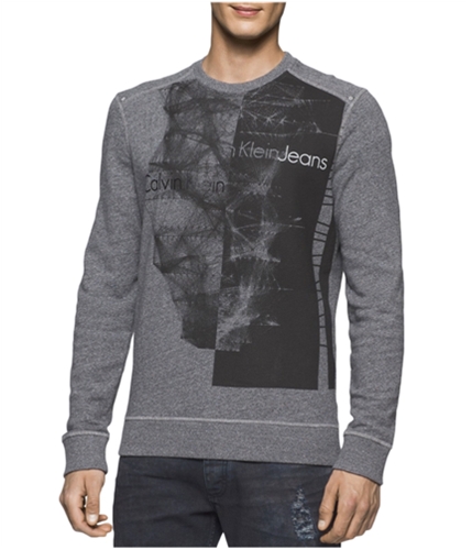 Calvin Klein Mens Graphic Sweatshirt harccoalgrinld S
