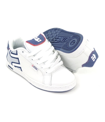 Etnies Womens Fader W's Skate Sneakers whitenavyblue 5.5