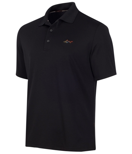 Greg Norman Mens Golf Rugby Polo Shirt deepblack 2XLT