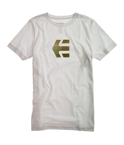 Etnies Womens Icon Check Basic Graphic T-Shirt white L