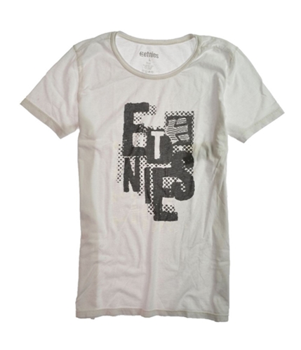 Etnies Womens Press Check Graphic T-Shirt white L