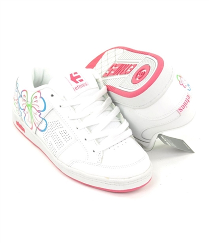 Etnies Girls Alpha Skateboard Sneakers whitepinkrose 5