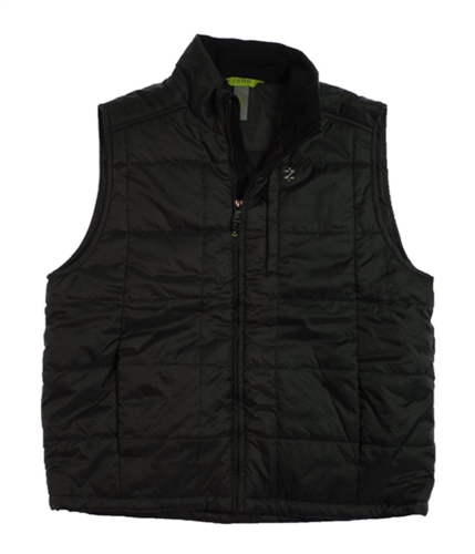 IZOD Mens Pfx Ratio Quilted Puffer Vest charcoal XL