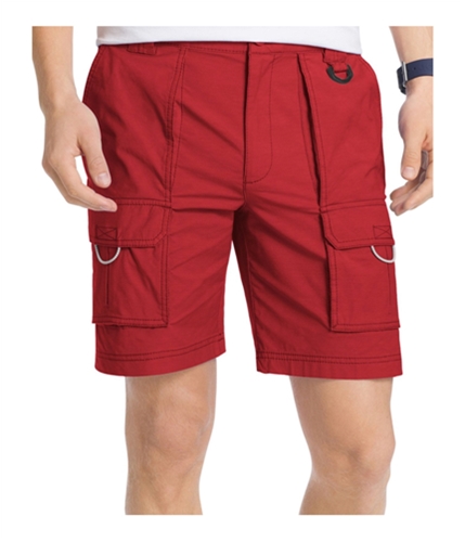 IZOD Mens Surfcaster Frontal Casual Cargo Shorts stone 30