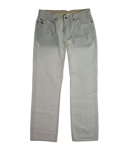Ralph Lauren Mens Fit Straight Leg Jeans white 32x30