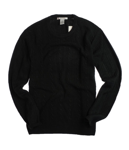 Geoffrey Beene Mens Traditional 7gg Cabl Knit Sweater 5001black L