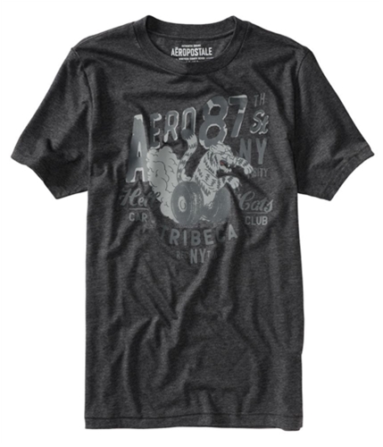 Aeropostale Mens Aero 87 Tribeca Graphic T-Shirt blackcharcoal 2XL