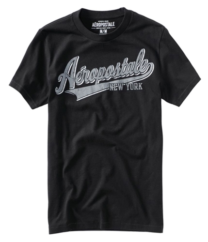 Aeropostale Mens New York Graphic T-Shirt black M