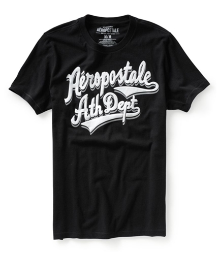 Aeropostale Mens Ath Dept Graphic T-Shirt black XS