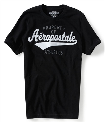 Aeropostale Mens Property Of Graphic T-Shirt black XS