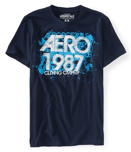 Aeropostale Mens Aero 1987 Graphic T-Shirt 437 XS