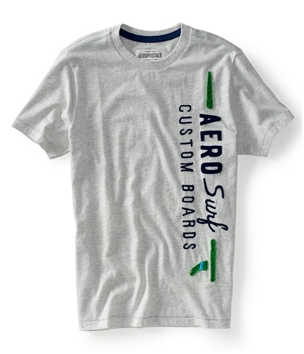 Aeropostale Mens Vertical Custom Graphic T-Shirt lightes XS