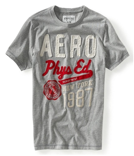 Aeropostale Mens Aero Phys Ed Embroidered Graphic T-Shirt 052 XS