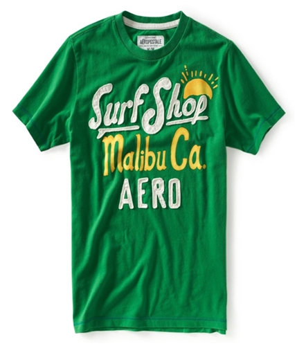 Aeropostale Mens Malibu Surf Shop Graphic T-Shirt 383 XS