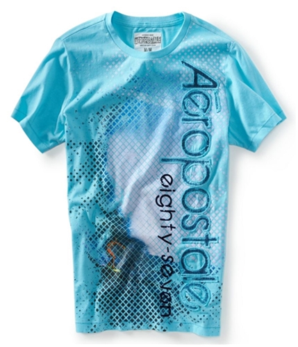 Aeropostale Mens Chain Link Graphic T-Shirt 444 L