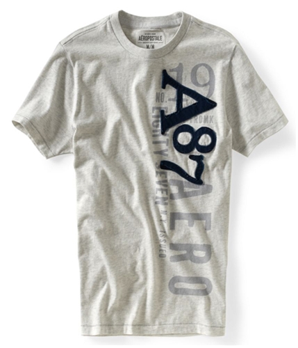 Aeropostale Mens A87 Ny Vertical Graphic T-Shirt 041 XS