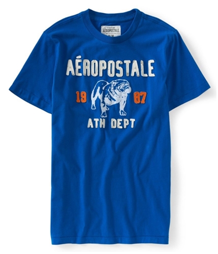 Aeropostale Mens Bulldog 1987 Graphic T-Shirt 793 XS