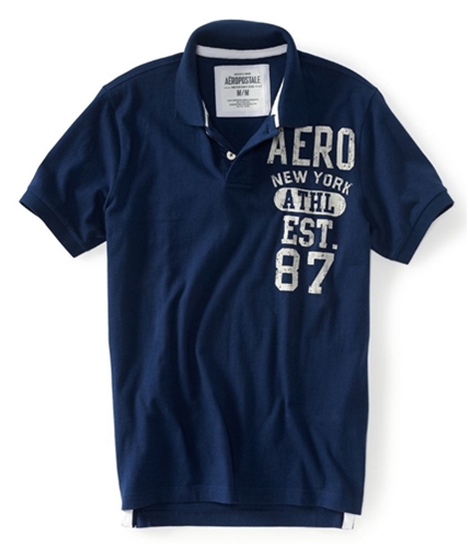 Aeropostale Mens Aero New York Rugby Polo Shirt 413 XS