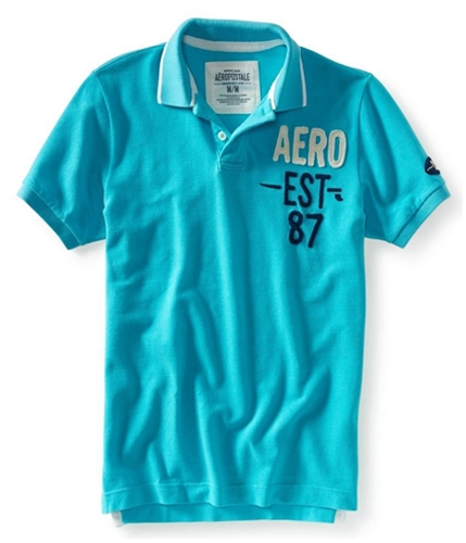 Aeropostale Mens Est 87 Rugby Polo Shirt 118 XS