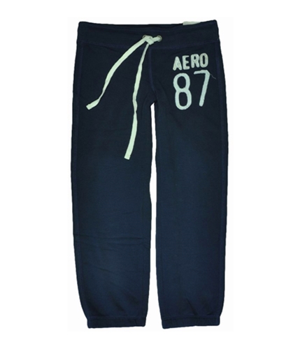 Aeropostale Womens Embroidered Athletic Sweatpants navynightblue XS/32