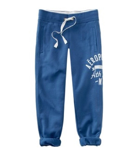 Aeropostale Womens Ath Dept Lounge Casual Sweatpants cadetblue XS/32