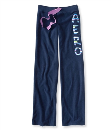 Aeropostale Womens Fleece Pajama Sweatpants navyni XXS/34