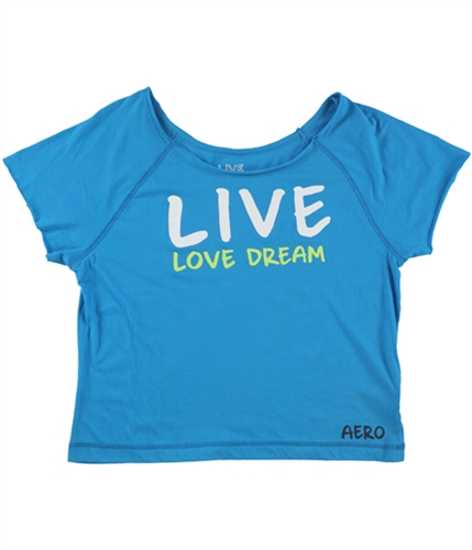 Aeropostale Womens Live Love Dream Pajama Sleep T-shirt 555 M