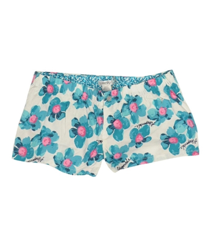 Aeropostale Womens Florals Pajama Shorts floralblue XXS