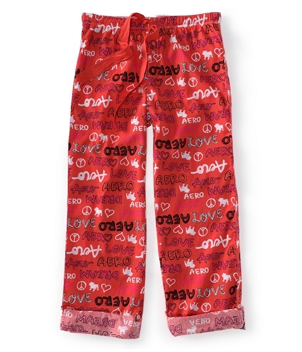 Aeropostale Womens Lightweight Bulldog Pajama Lounge Pants gladiol XXS/32