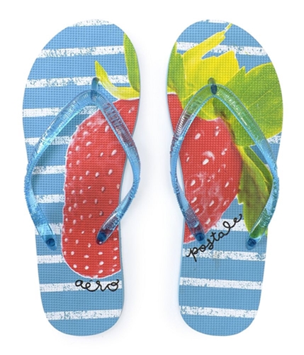 Aeropostale Womens Strawberry Flip Flop Sandals 420 6