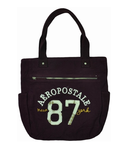 Aeropostale Womens Shoppers Carrier Tote Handbag Purse grapepurple
