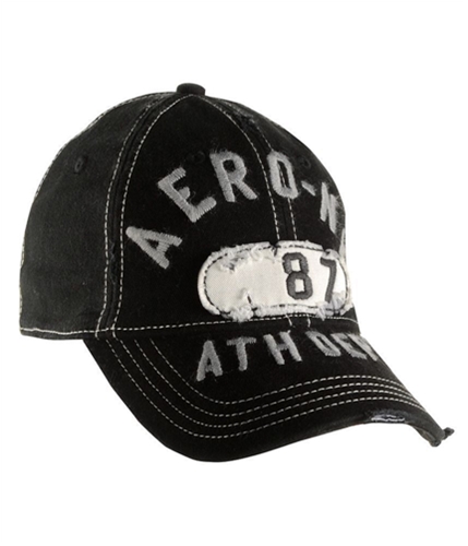 Aeropostale Mens Aero-ny Baseball Cap black S/M