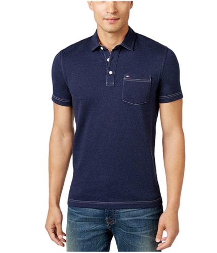 Tommy Hilfiger Mens Solid Rugby Polo Shirt 289 3XL