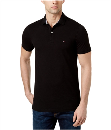 Buy a Mens Tommy Hilfiger Slim-Fit Logo Rugby Polo Shirt Online ...