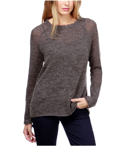Lucky Brand Womens Frayed Pullover Sweater 010 S