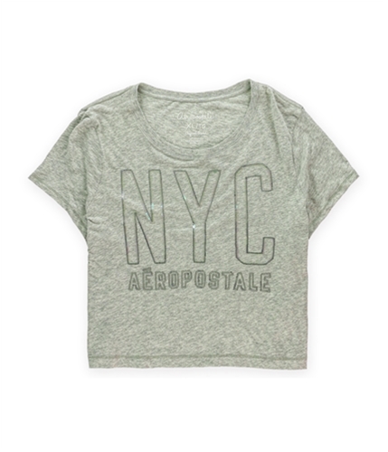 Aeropostale Womens Sequined NYC Embellished T-Shirt 001 L