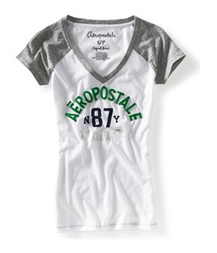 Aeropostale Womens N87y Phys. Ed Graphic T-Shirt 052 XS