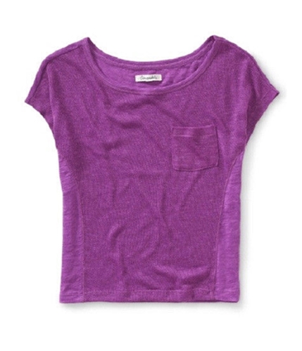 Aeropostale Womens Sweater Front Embellished T-Shirt 138 XS